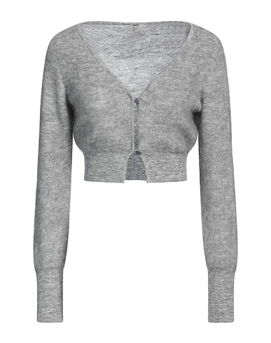JACQUEMUS Cardigan Grey 44% Polyamide, 40% Mohair wool, 16% Wool