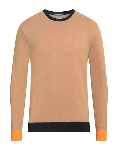 DANIELE ALESSANDRINI HOMME Sweater Beige 60% Cotton, 40% Acrylic