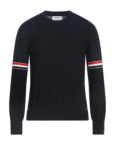 THOM BROWNE Sweater Midnight blue 100% Virgin Wool