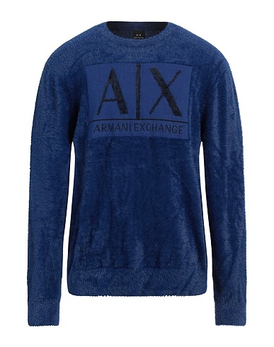 ARMANI EXCHANGE Pullover Blu 100% Poliammide, Cotone