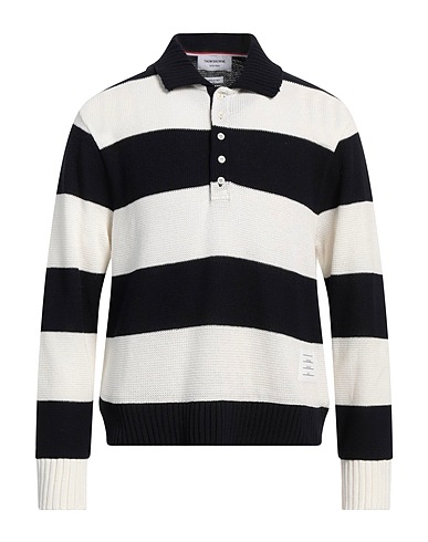 THOM BROWNE Jumper Navy blue 100% Cotton