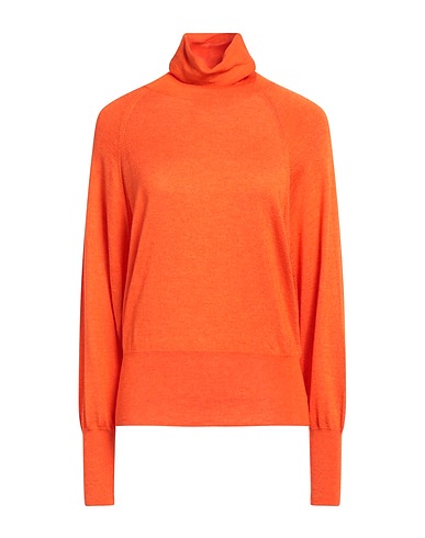 WILD CASHMERE Polo neck Orange 55% Silk, 45% Cashmere