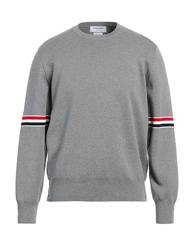 THOM BROWNE Jumper Grey 100% Cotton