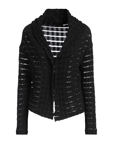 YOHJI YAMAMOTO Cardigan Black 90% Cotton, 10% Cellulose