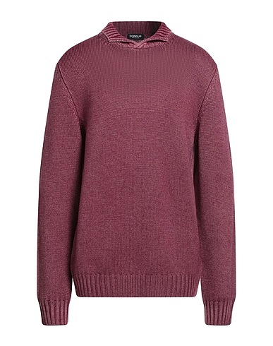 DONDUP Polo neck Purple 100% Wool