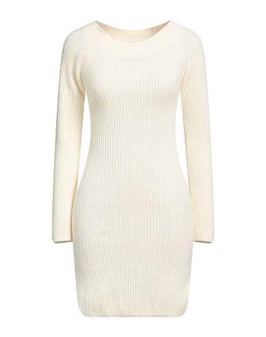 SEMICOUTURE Sheath dress Ivory 80% Wool, 20% Polyamide