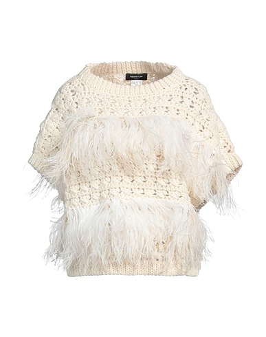 FABIANA FILIPPI Jumper Ivory 45% Wool, 30% Polyacrylic, 25% Alpaca wool
