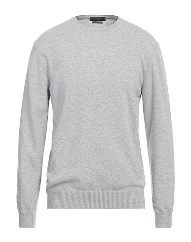 DANIELE FIESOLI Pullover Hellgrau 90% Merinowolle, 10% Kaschmir