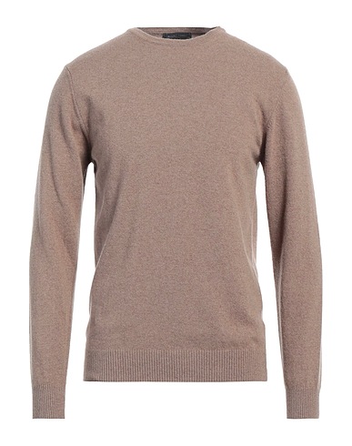 DANIELE FIESOLI Sweater Khaki 90% Merino Wool, 10% Cashmere