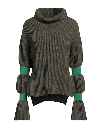 STELLA McCARTNEY Cashmere jumper Military green 95% Cashmere, 5% Wool, Polyamide, Elastane