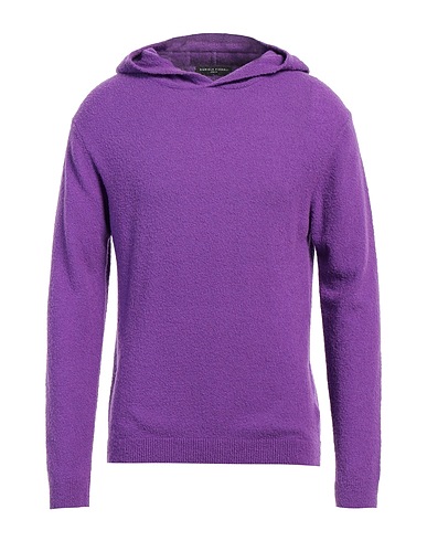 DANIELE FIESOLI Sweater Purple 65% Merino Wool, 25% Polyamide, 10% Cashmere