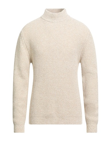 DANIELE FIESOLI Turtleneck Beige 80% Merino Wool, 20% Polyamide