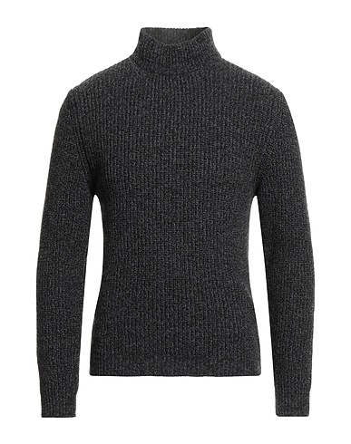 DANIELE FIESOLI Turtleneck Charcoal 80% Merino Wool, 20% Polyamide