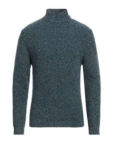 DANIELE FIESOLI Turtleneck Turquoise 80% Merino Wool, 20% Polyamide