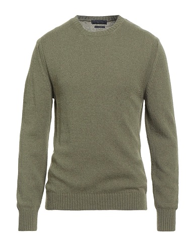 DANIELE FIESOLI Jumper Sage green 50% Baby alpaca wool, 50% Merino Wool