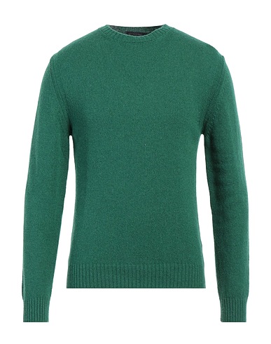 DANIELE FIESOLI Jumper Green 50% Baby alpaca wool, 50% Merino Wool