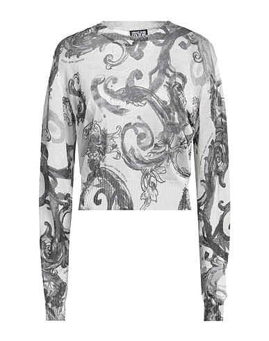 VERSACE JEANS COUTURE Jumper Light grey 90% Viscose, 10% Polyester