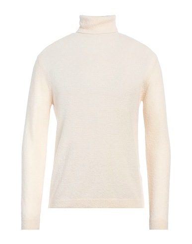 DANIELE FIESOLI Polo neck Ivory 65% Merino Wool, 25% Polyamide, 10% Cashmere