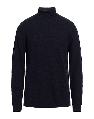 DANIELE FIESOLI Turtleneck Midnight blue 65% Merino Wool, 25% Polyamide, 10% Cashmere