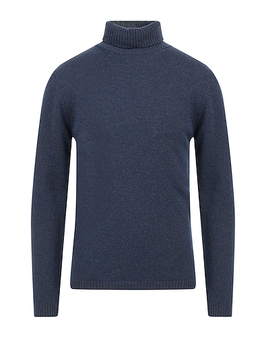 DANIELE FIESOLI Turtleneck BLU NOTTE 100% Merino Wool