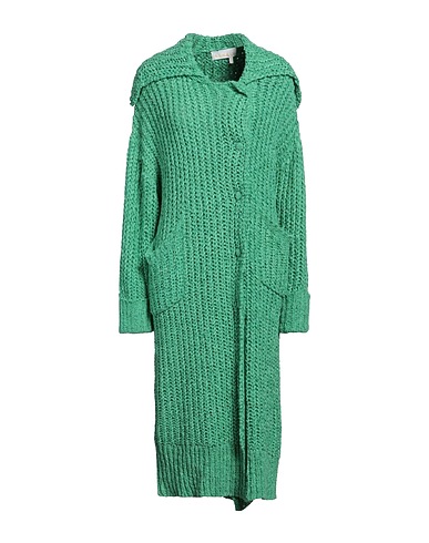 REMAIN BIRGER CHRISTENSEN Cardigan Emerald green 50% Nylon, 25% Wool, 25% Acrylic