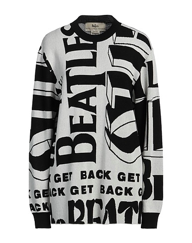 STELLA McCARTNEY Pullover Schwarz 100% Wolle, Baumwolle