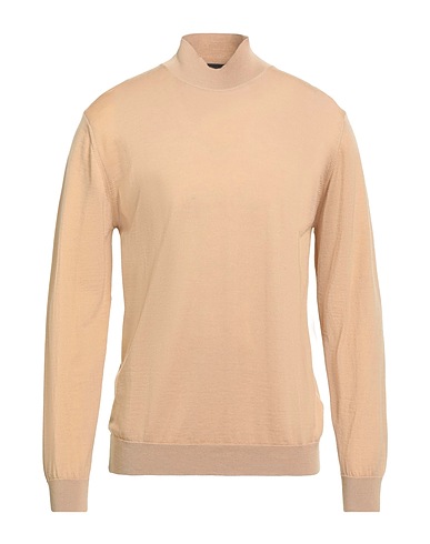 DANIELE FIESOLI Turtleneck Apricot 100% Merino Wool