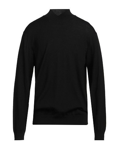 DANIELE FIESOLI Turtleneck Black 100% Merino Wool