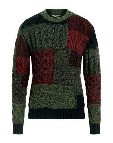 DOLCE&GABBANA Jumper Military green 90% Virgin Wool, 10% Cashmere
