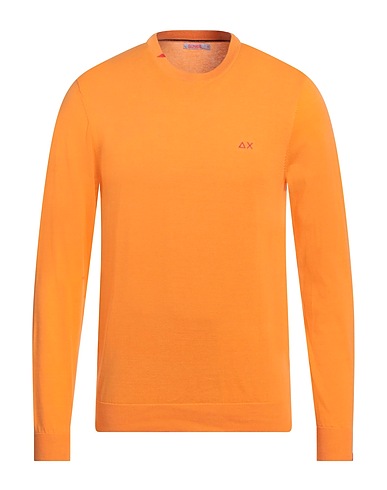 SUN 68 Jumper Orange 100% Cotton