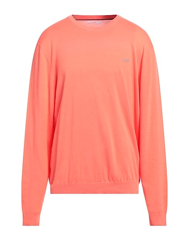 SUN 68 Pullover Salmone 100% Cotone