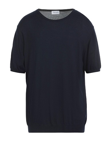 HERITAGE Jumper Midnight blue 85% Silk, 15% Cashmere