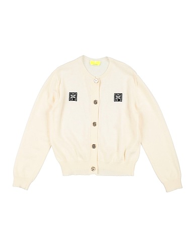 ELISABETTA FRANCHI Strickjacke LA MIA BAMBINA Elfenbein 40% Merinowolle, 30% Viskose, 20% Polyamid, 10% Kaschmir