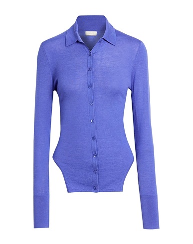 LAPOINTE Cardigan Purple 40% Wool, 30% Silk, 30% Cashmere