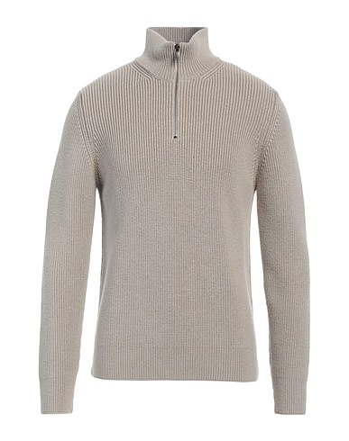 CIRCOLO 1901 Jumper with zip Grey 100% Virgin Wool
