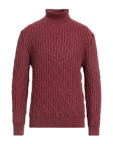 CIRCOLO 1901 Polo neck Mauve 100% Virgin Wool