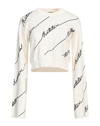 ROTATE BIRGER CHRISTENSEN Jumper Cream 65% Organic cotton, 19% Polyamide, 16% Wool, Polyester