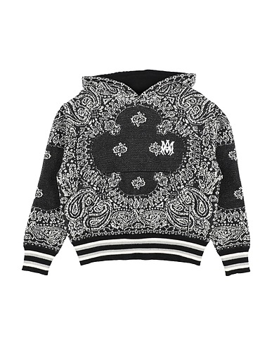 AMIRI Pullover Nero 100% Cotone