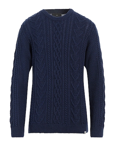 LIU •JO MAN Sweater BLU NAVY 80% Wool, 20% Polyamide
