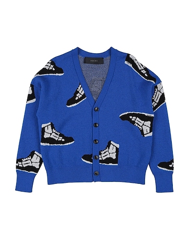AMIRI Strickjacke BLU 100% Wolle