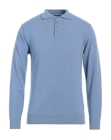 DANIELE FIESOLI Sweater Sky blue 90% Wool, 10% Cashmere
