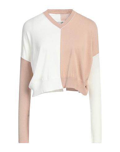 MM6 MAISON MARGIELA Pullover Elfenbein 88% Viskose, 12% Polyester