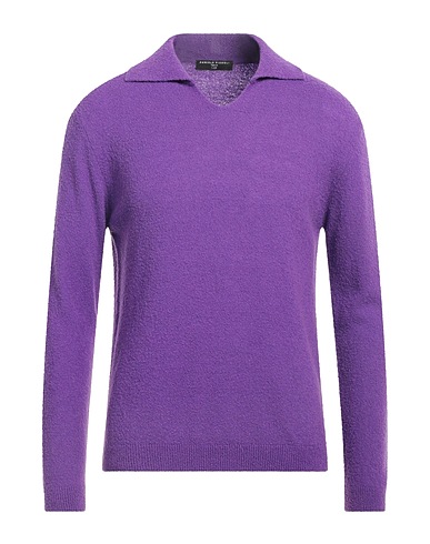 DANIELE FIESOLI Jumper LAB Purple 65% Merino Wool, 25% Polyamide, 10% Cashmere