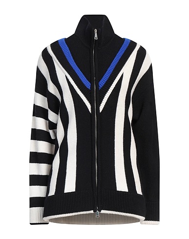 PLAN C Cardigan Black 100% Virgin Wool