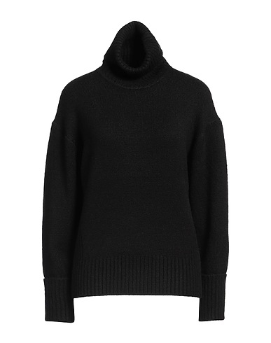 JOHN RICHMOND Polo neck Black 70% Acrylic, 27% Polyester, 3% Elastane