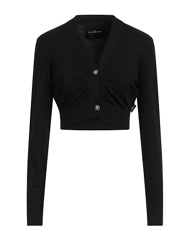 JOHN RICHMOND Cardigan Black 50% Viscose, 28% Polyester, 22% Polyamide