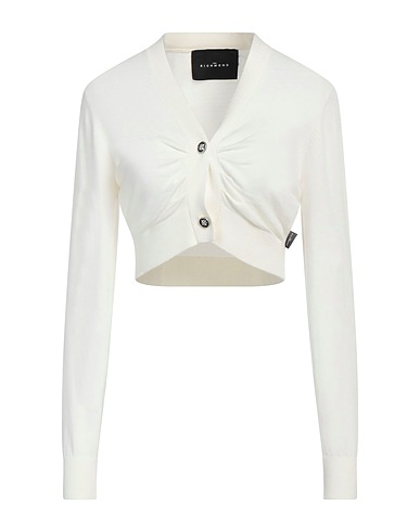 JOHN RICHMOND Cardigan AVORIO 50% Viscose, 28% Polyester, 22% Polyamide
