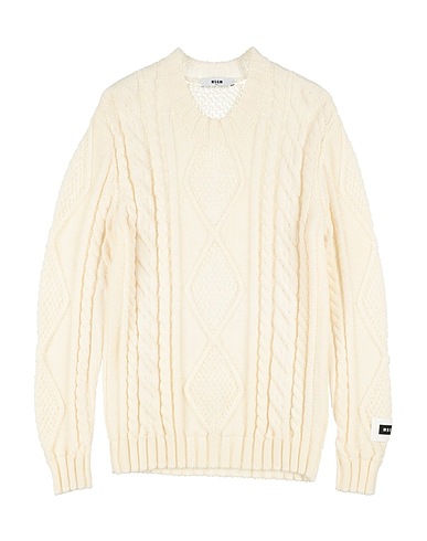 MSGM Sweater Cream 50% Wool, 50% Polyamide