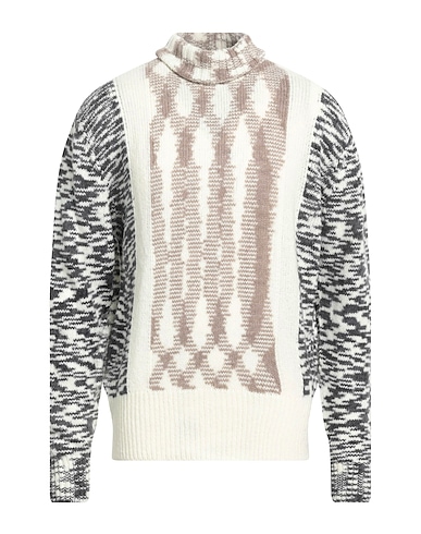 DANIELE FIESOLI Turtleneck BIANCO 70% Merino Wool, 21% Polyamide, 9% Nylon