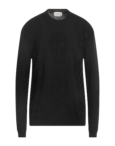 MCQUEEN Sweater NERO 100% Cotton